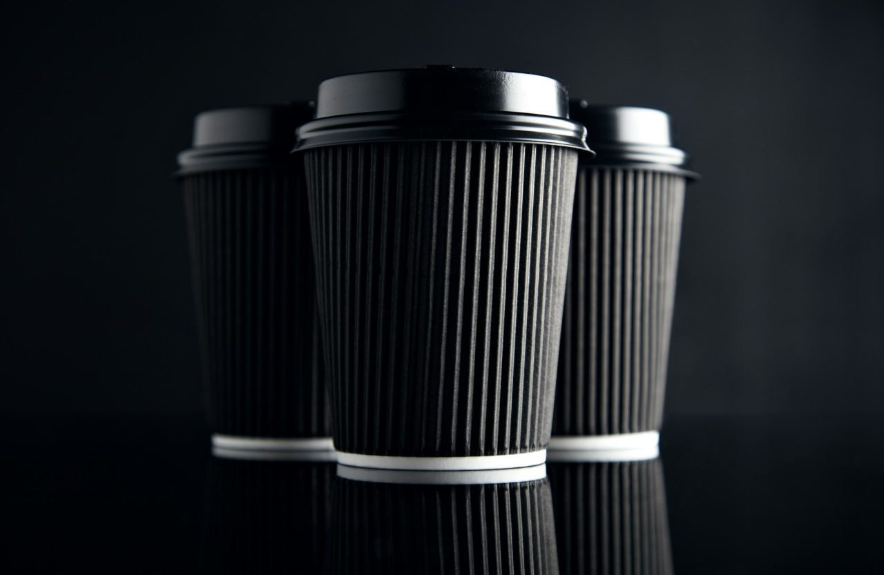 black luxury take away paper cups set mirrored.jpg